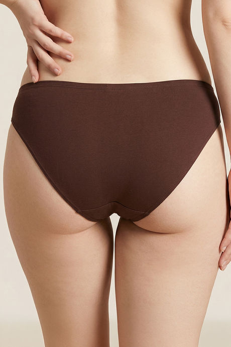 Zivame Low Rise Full Coverage Bikini Panty (Pack of 3) - Multicolor — image 3